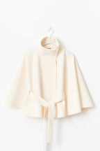Women's Belted Cape Coat