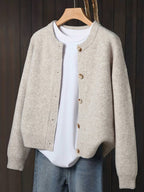 Women's Button-Up Knitted Cardigan