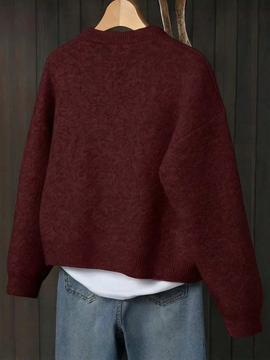 Women's Button-Up Knitted Cardigan