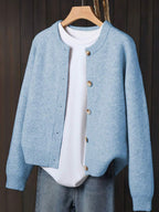 Women's Button-Up Knitted Cardigan