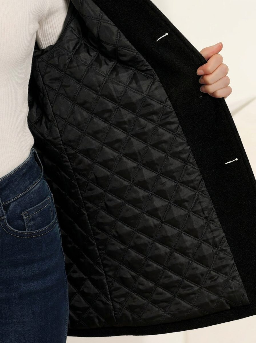 Women's Button-Up Long Coat