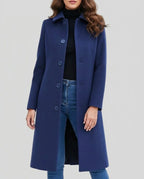 Women's Button-Up Long Coat