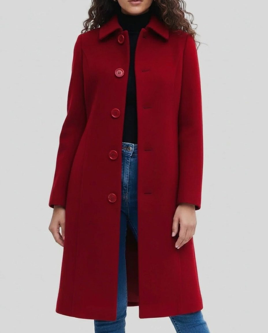 Women's Button-Up Long Coat