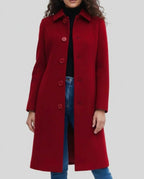 Women's Button-Up Long Coat