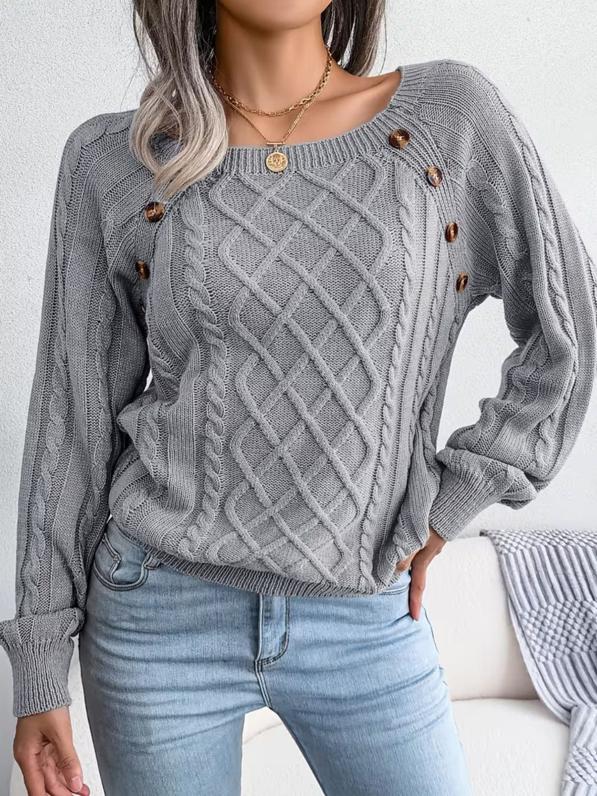 Women's Cable Knit Jumper