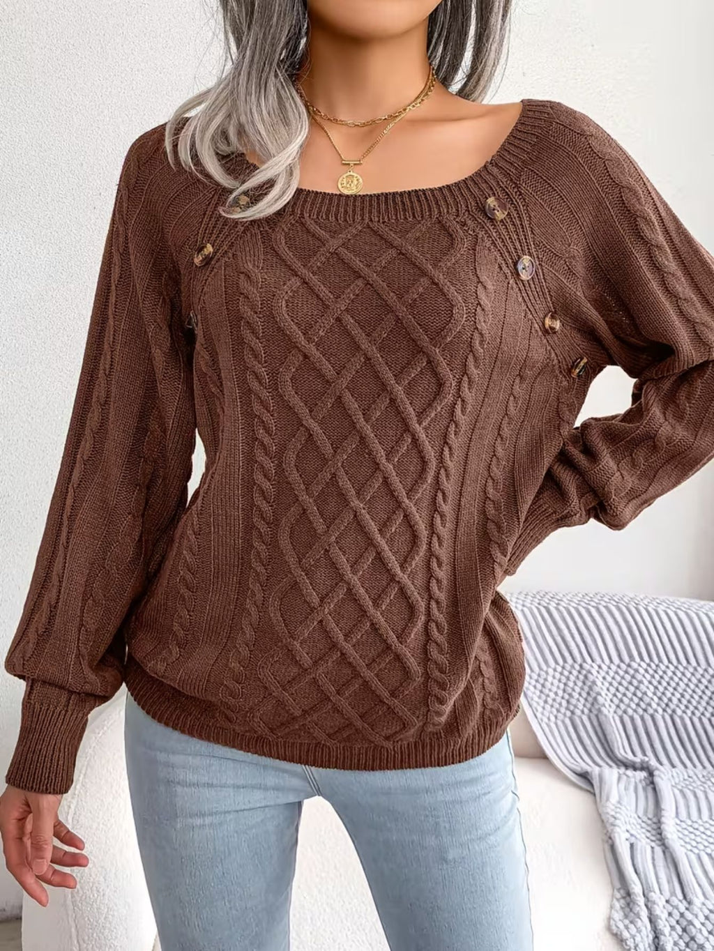 Women's Cable Knit Jumper