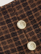 Women's Checked Wide-Leg Trousers