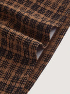 Women's Checked Wide-Leg Trousers