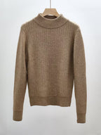 Women's Fine Rib High-Neck Jumper