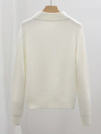 Women's Fine Rib High-Neck Jumper