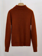 Women's Fine Rib High-Neck Jumper