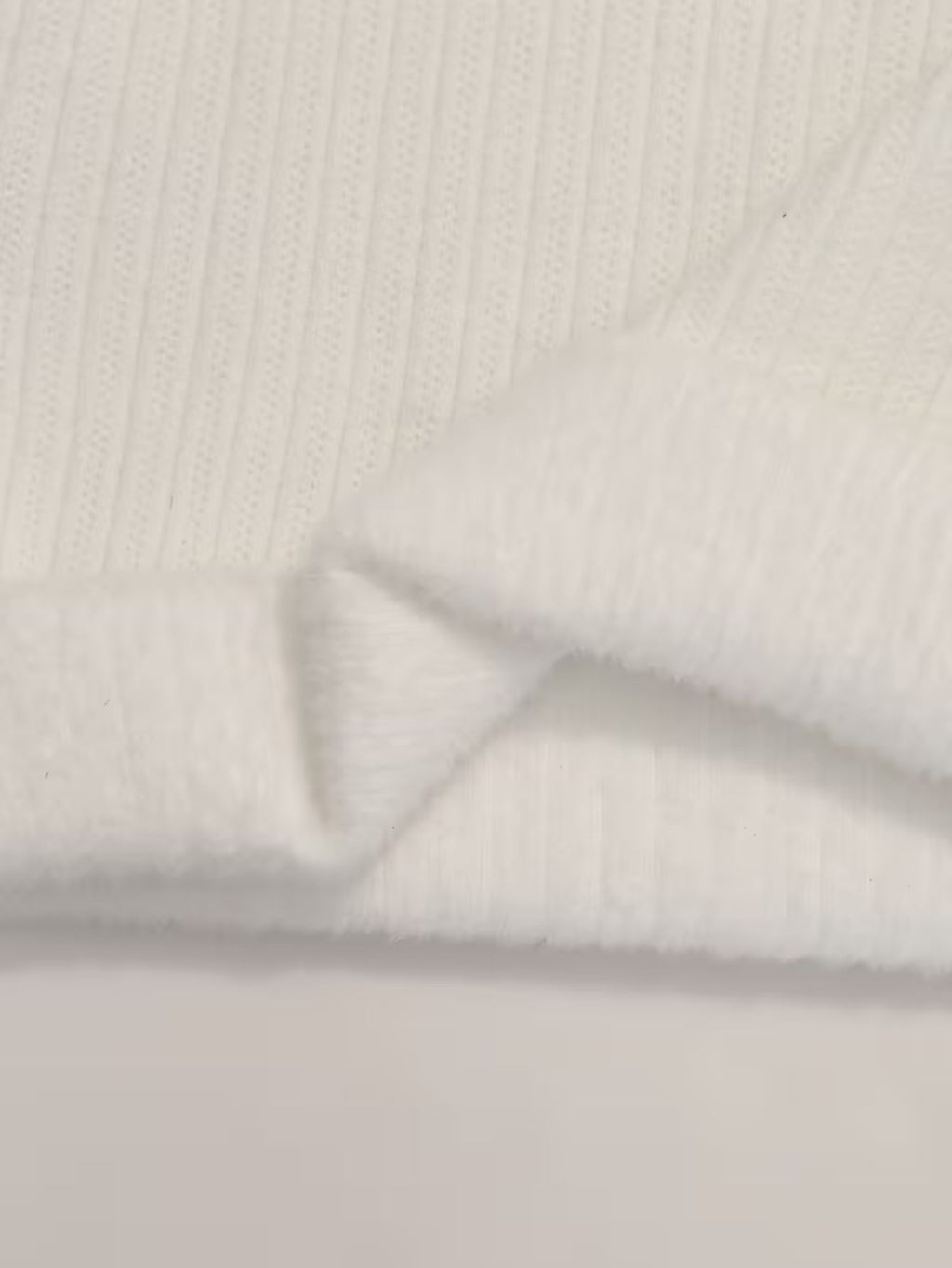 Women's Fine Rib High-Neck Jumper
