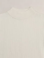 Women's Fine Rib High-Neck Jumper