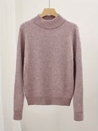 Women's Fine Rib High-Neck Jumper