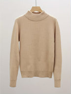 Women's Fine Rib High-Neck Jumper
