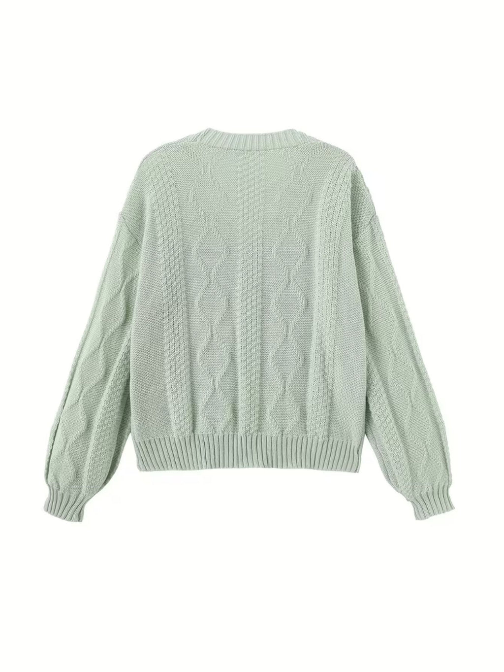 Women's Floral Knitted Cardigan