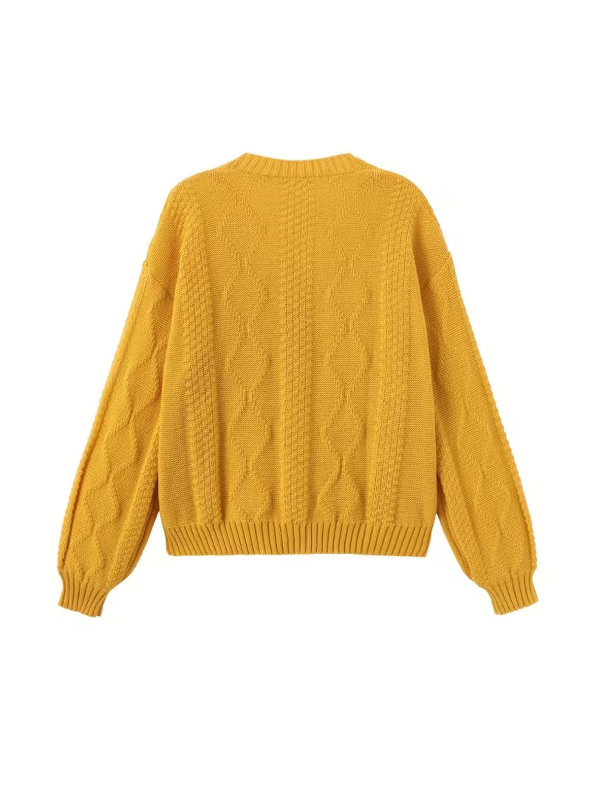 Women's Floral Knitted Cardigan