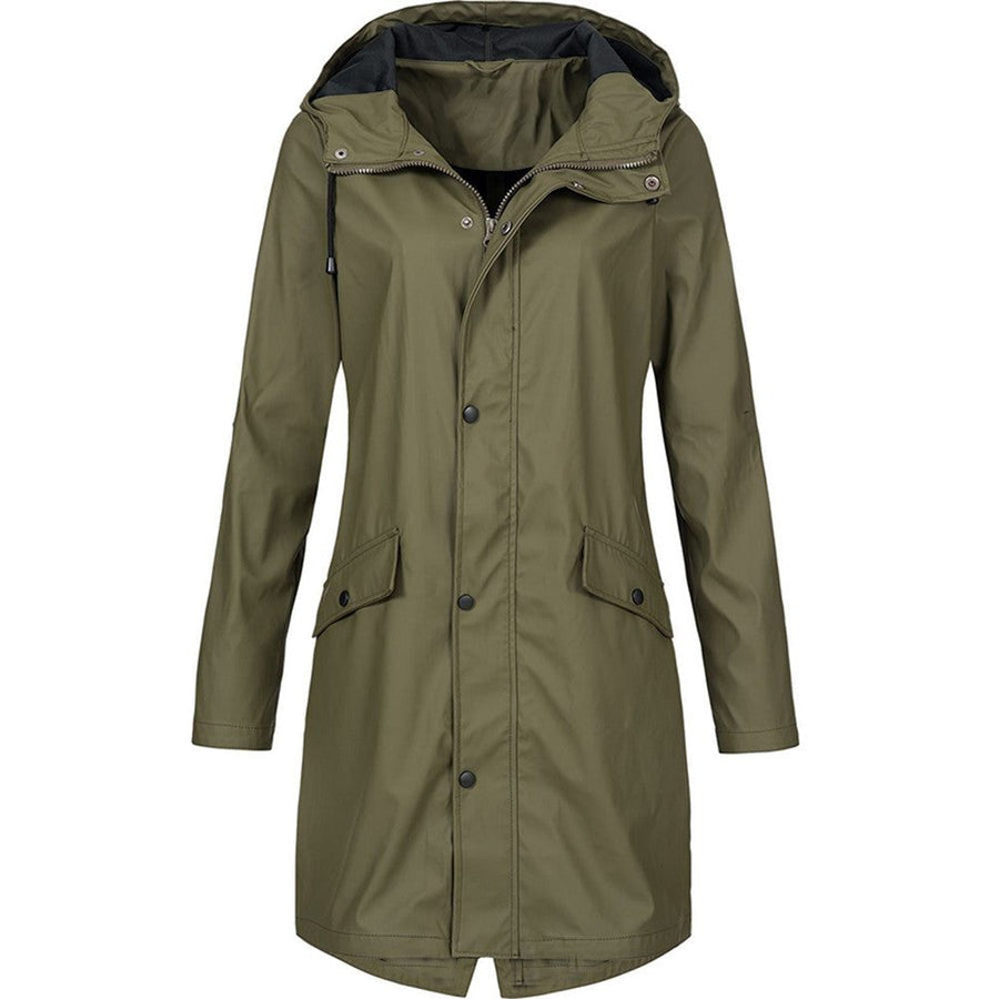 Women's Hooded Raincoat