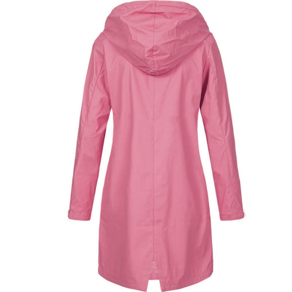 Women's Hooded Raincoat