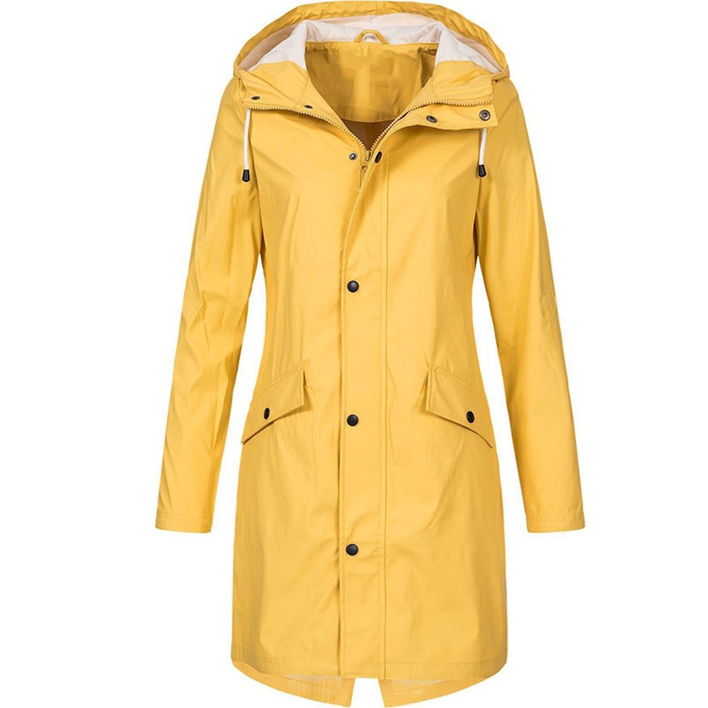 Women's Hooded Raincoat