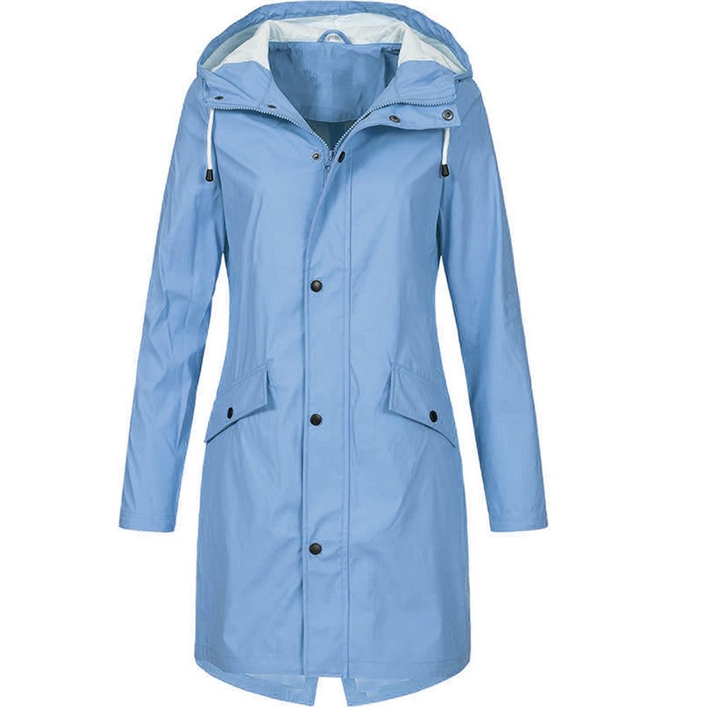 Women's Hooded Raincoat