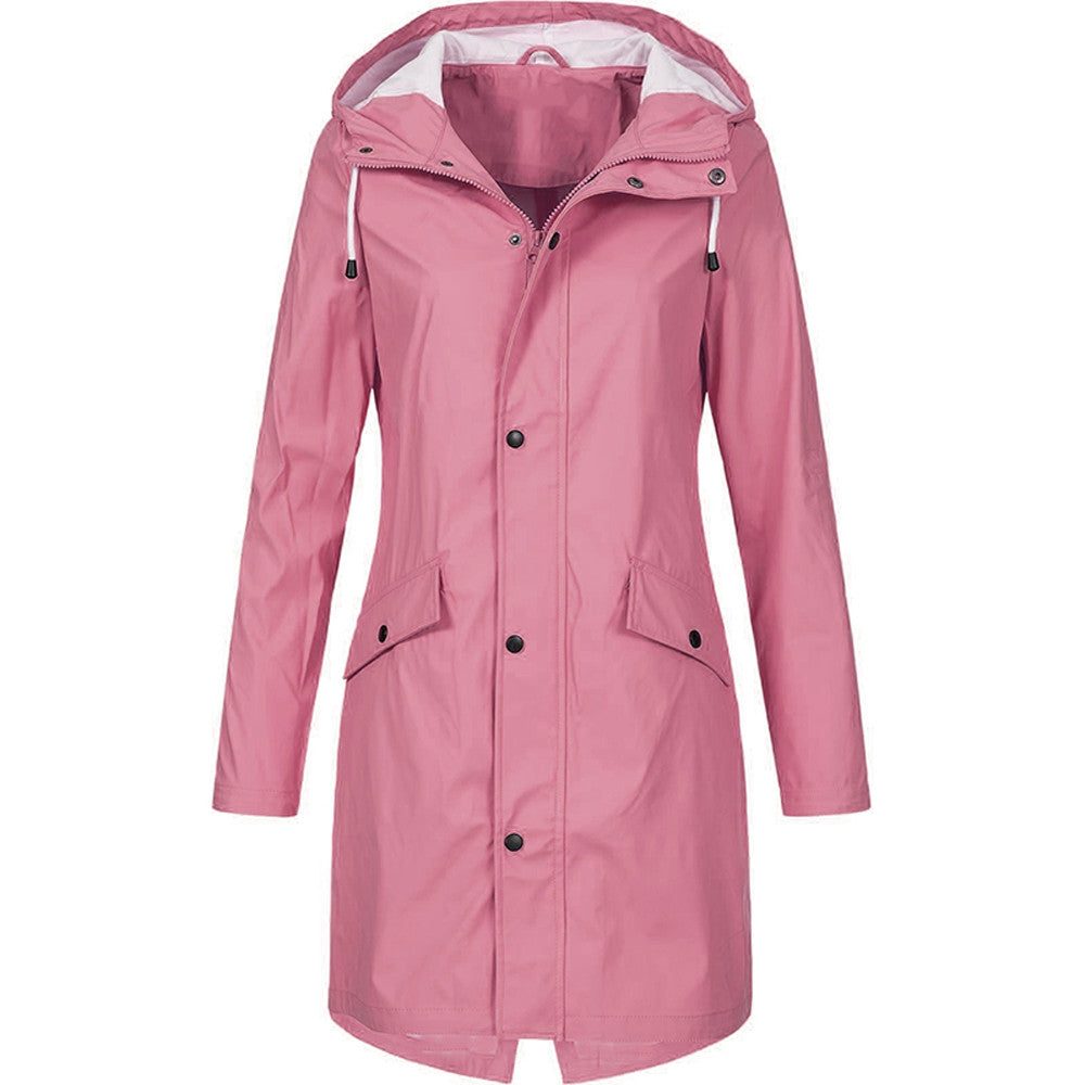 Women's Hooded Raincoat