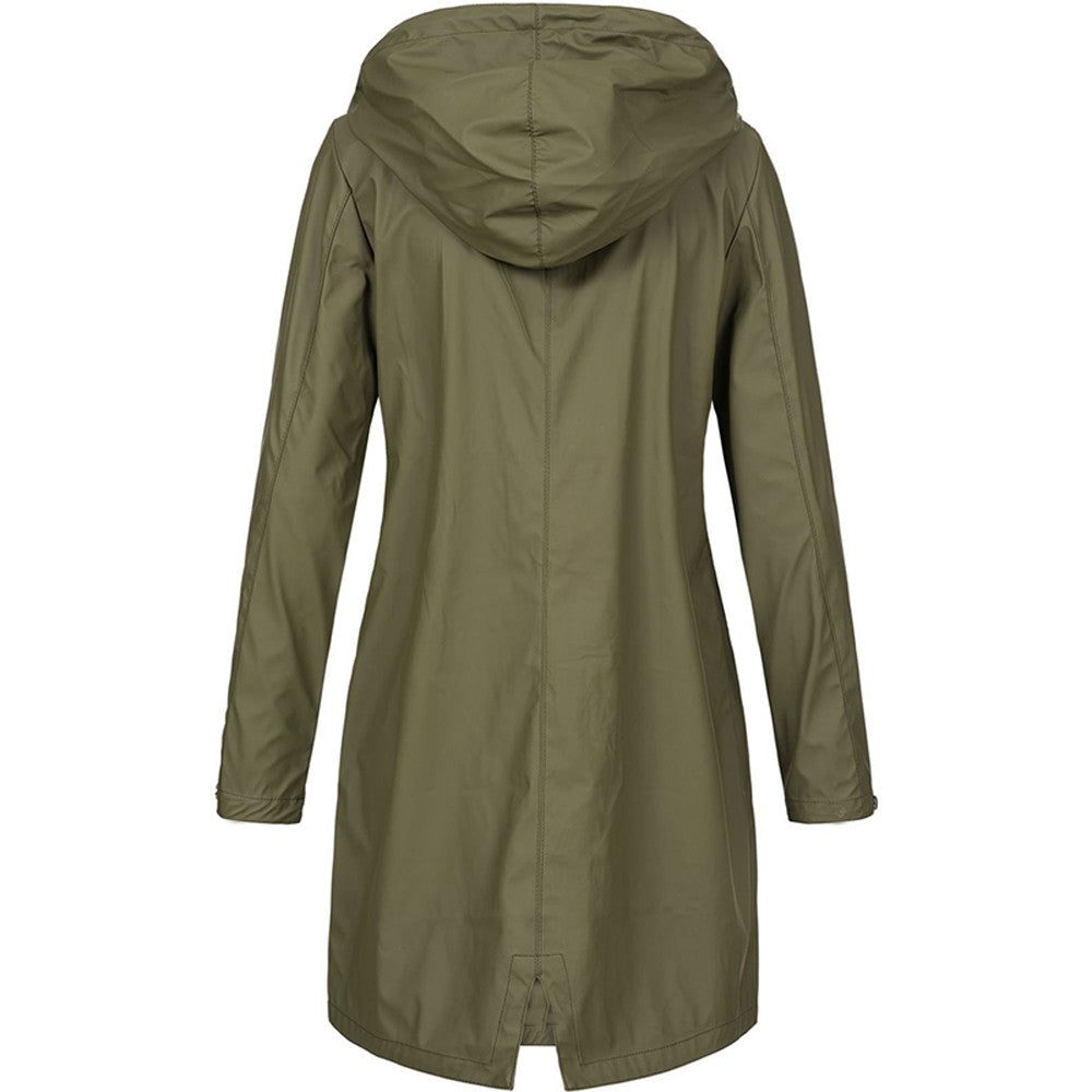 Women's Hooded Raincoat