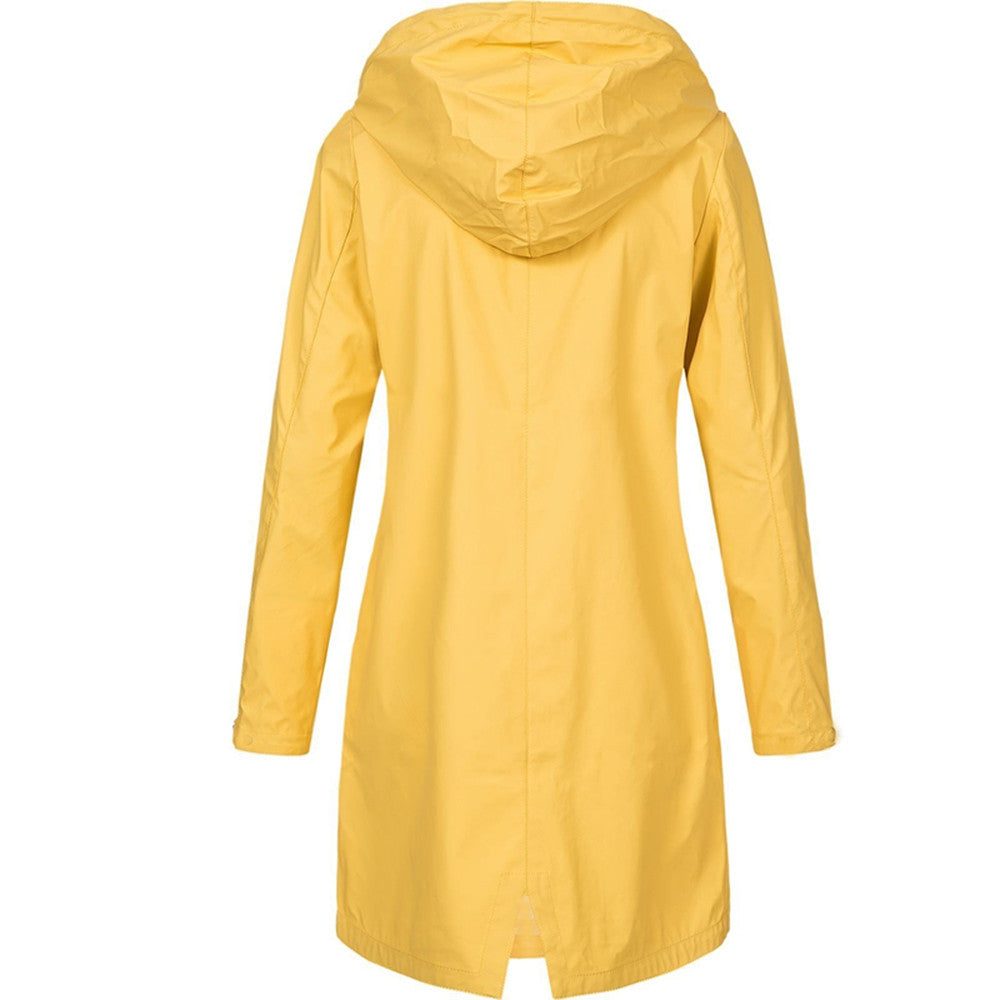 Women's Hooded Raincoat