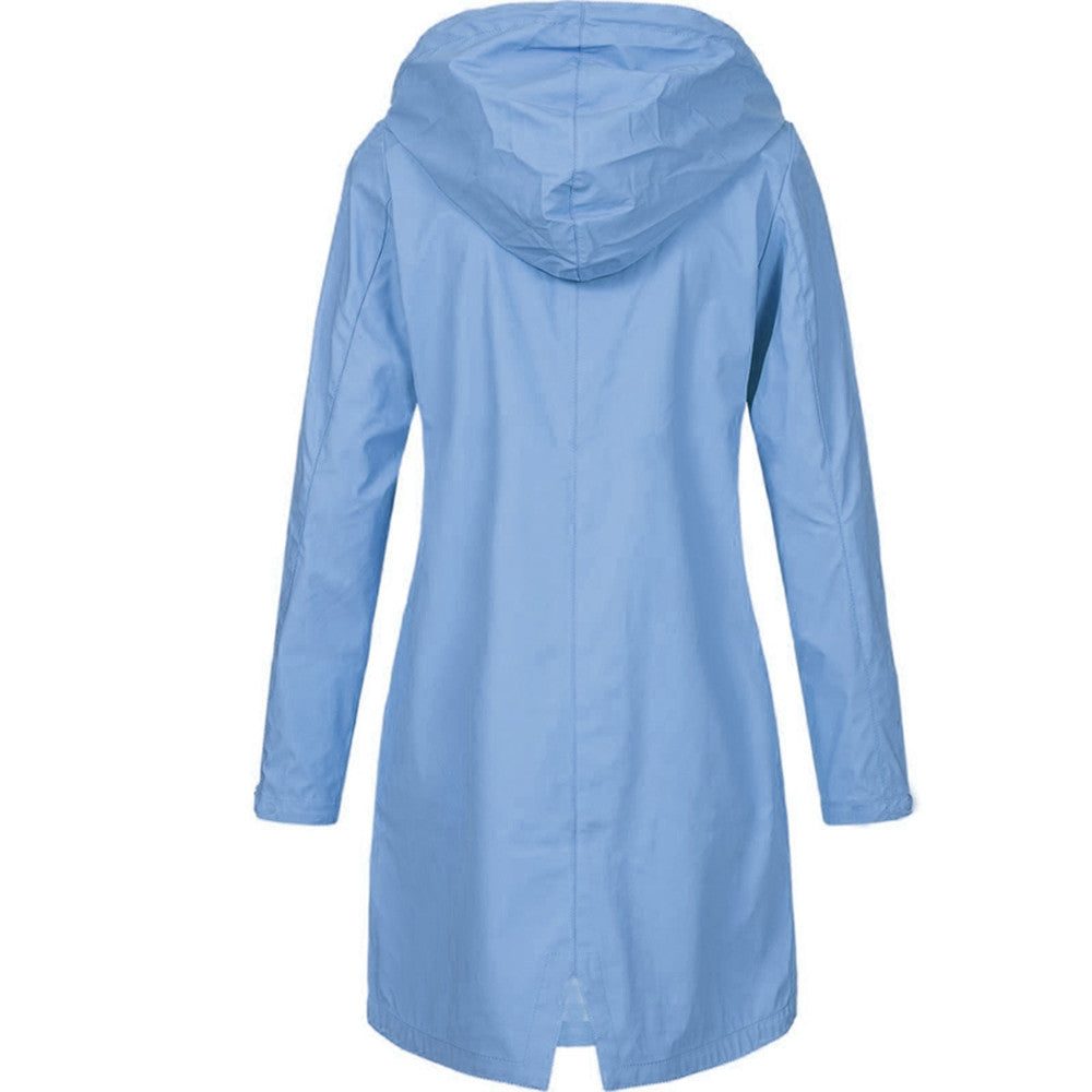 Women's Hooded Raincoat