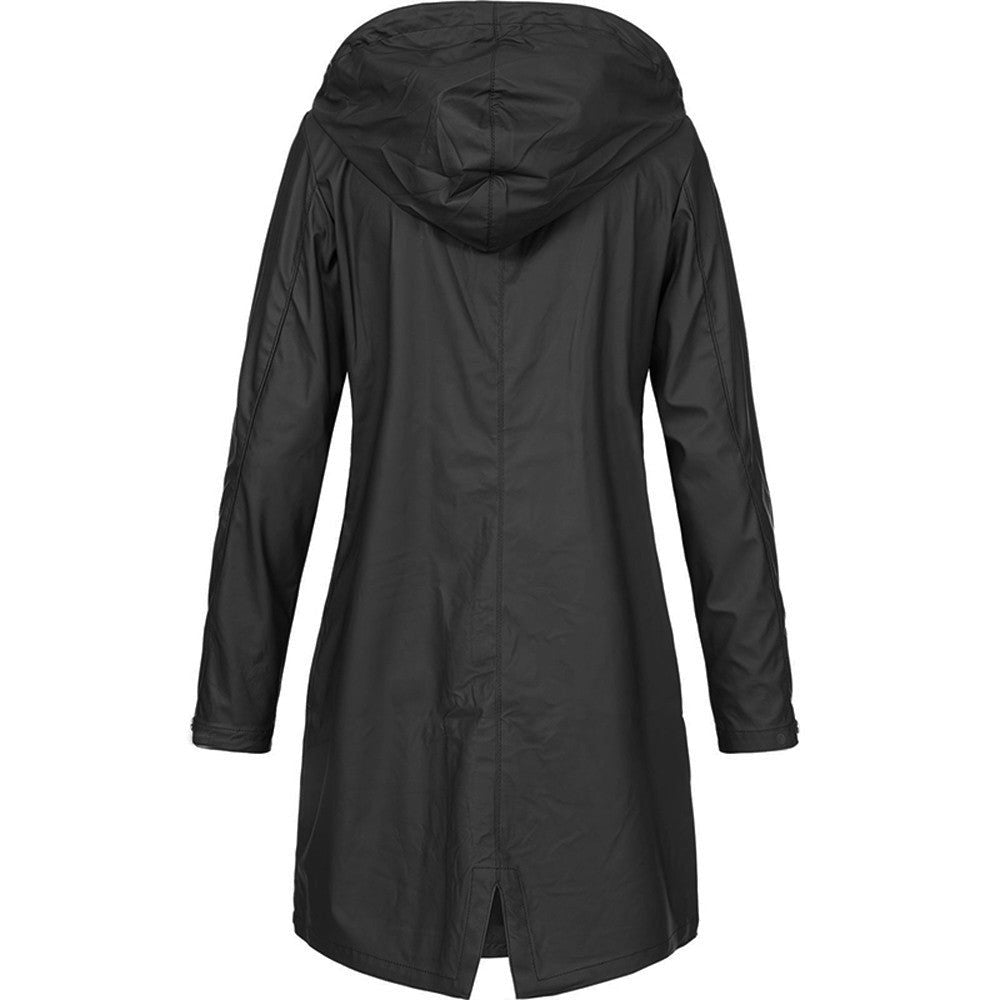Women's Hooded Raincoat
