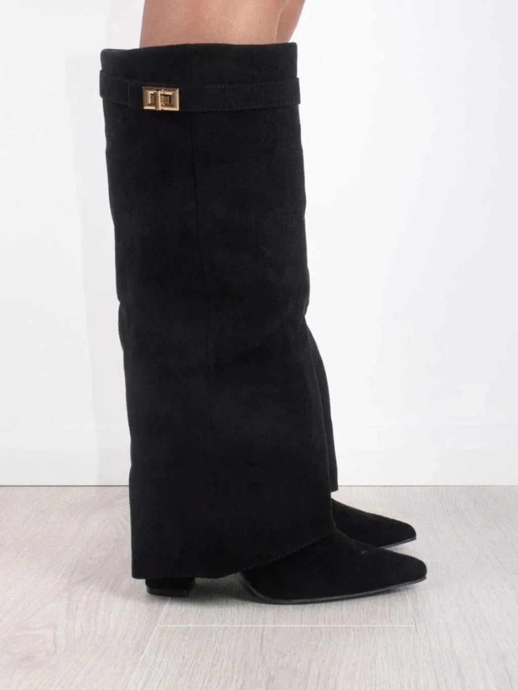 Women's Pointed-Toe Knee-High Boots