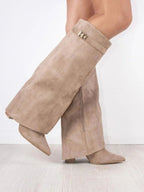 Women's Pointed-Toe Knee-High Boots
