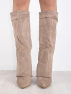 Women's Pointed-Toe Knee-High Boots