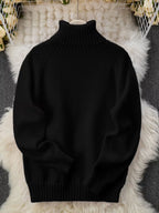 Women's Roll-Neck Knitted Jumper