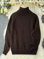 Women's Roll-Neck Knitted Jumper