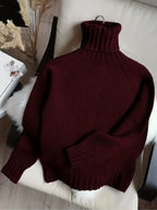 Women's Roll-Neck Knitted Jumper