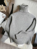 Women's Roll-Neck Knitted Jumper