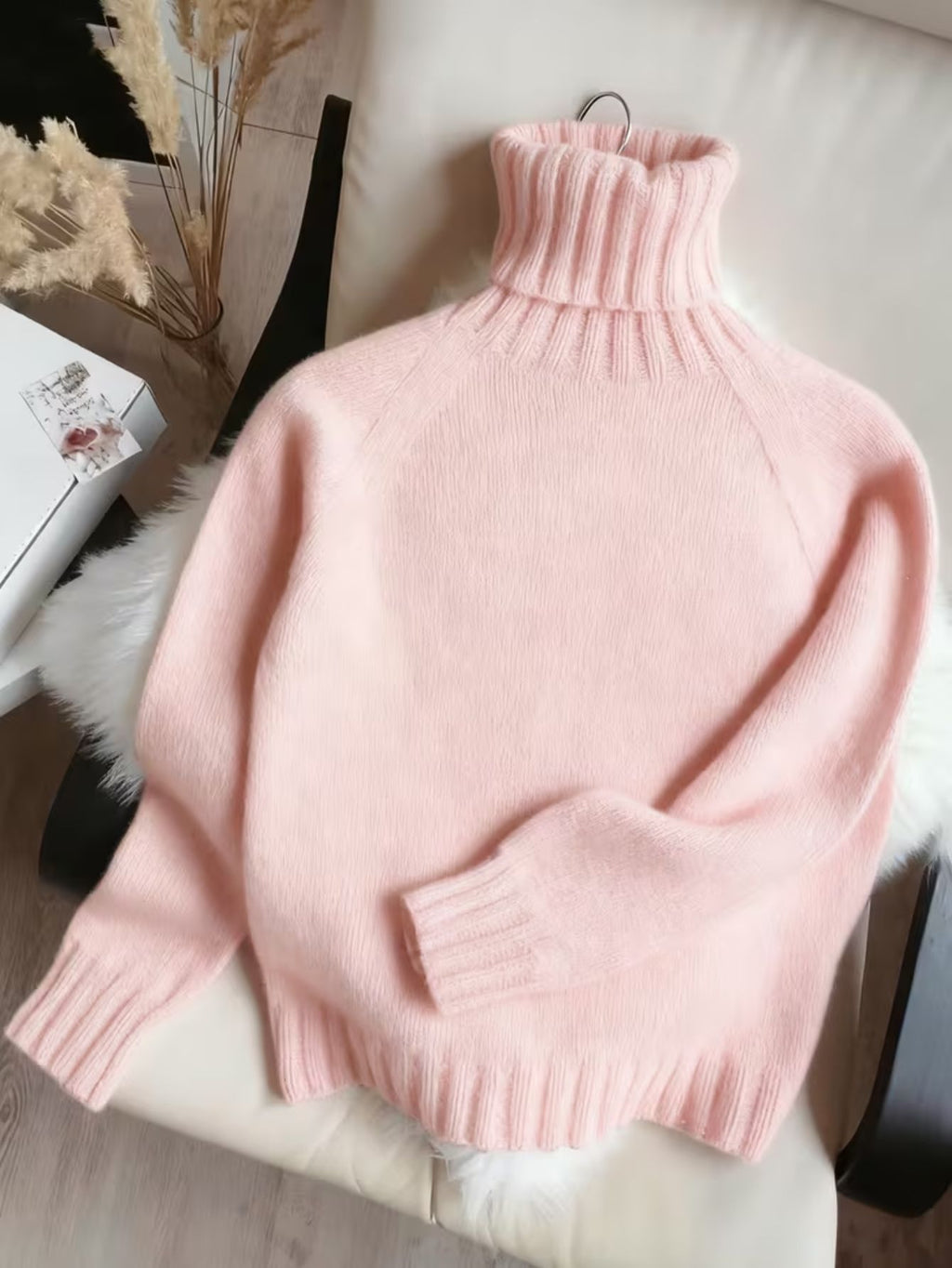 Women's Roll-Neck Knitted Jumper