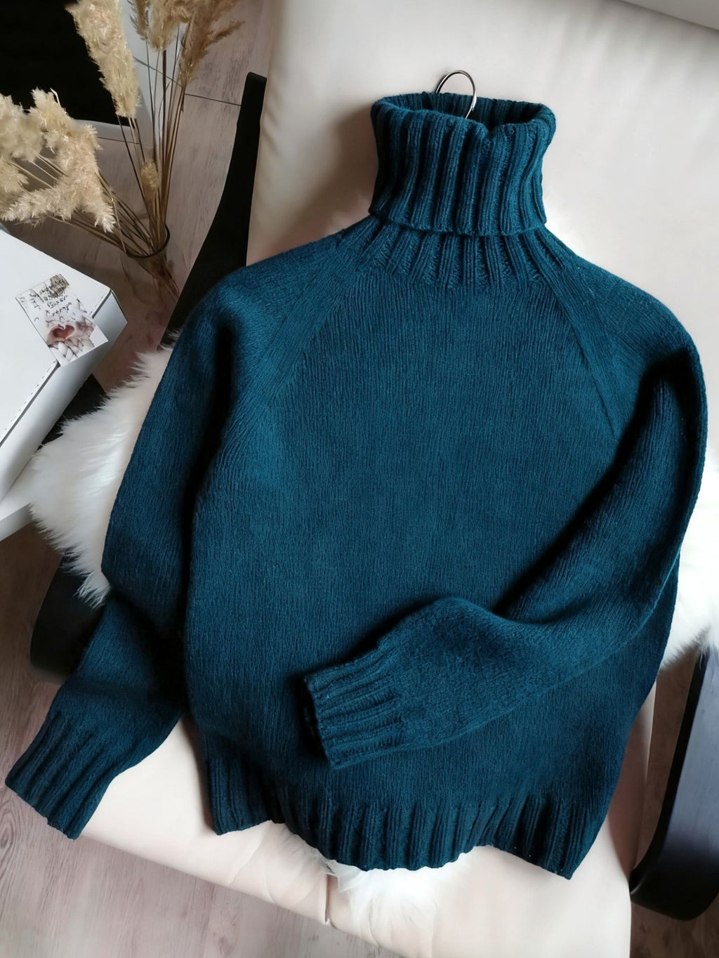 Women's Roll-Neck Knitted Jumper