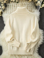 Women's Roll-Neck Knitted Jumper