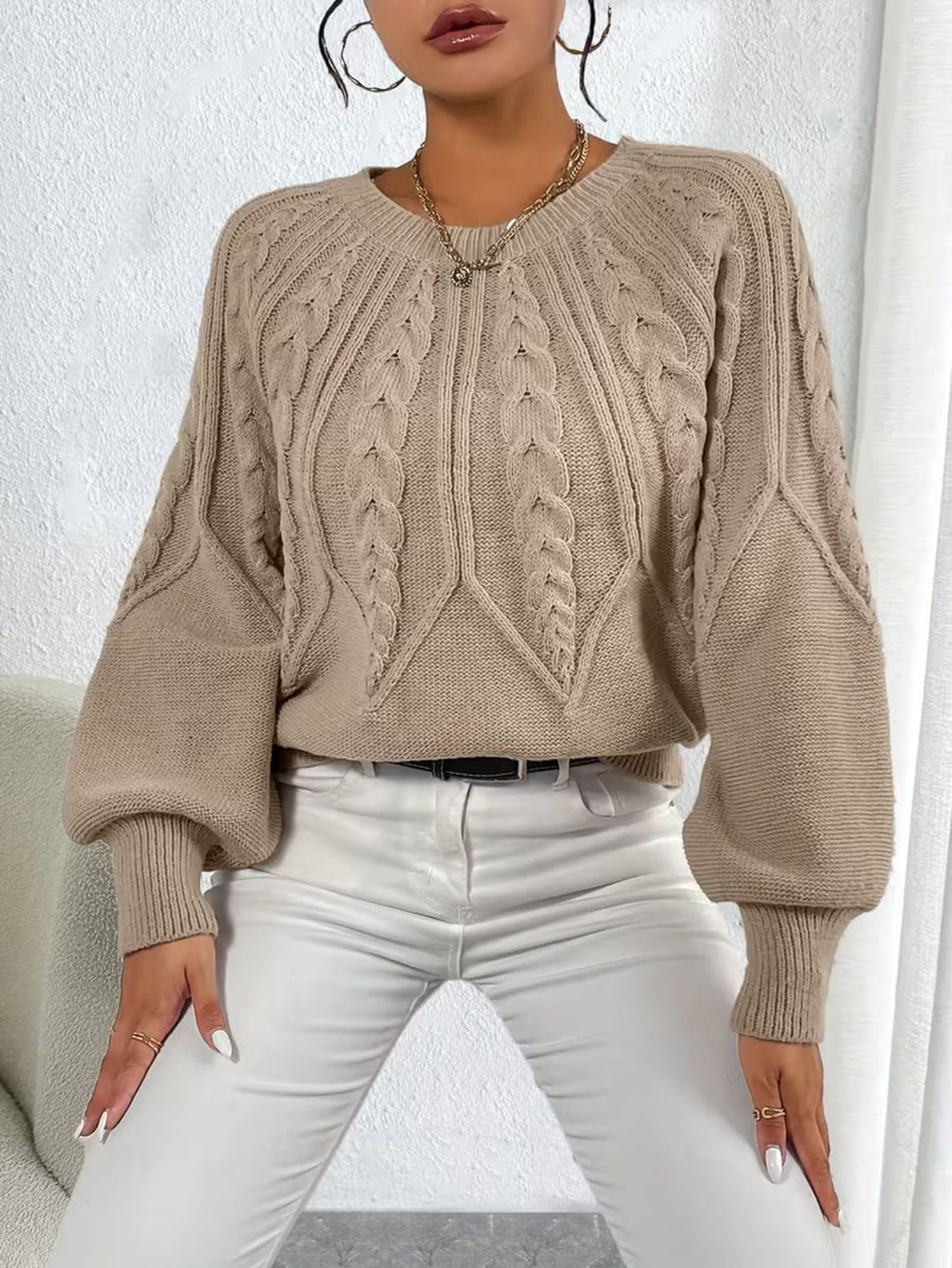 Women's Textured Knit Jumper