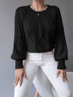 Women's Textured Knit Jumper