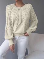 Women's Textured Knit Jumper