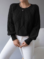 Women's Textured Knit Jumper