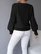 Women's Textured Knit Jumper