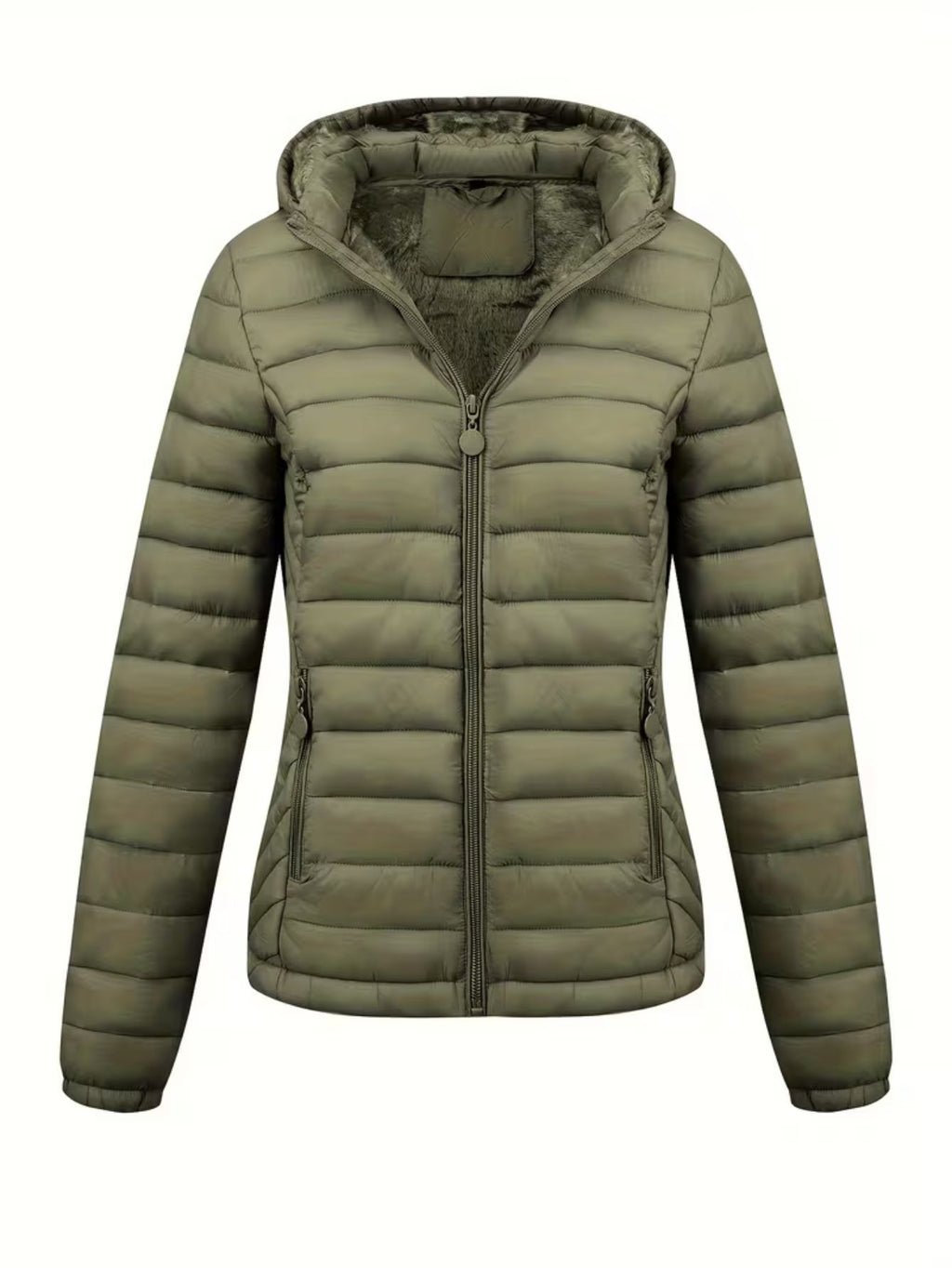 Women's Zip-Up Puffer Jacket