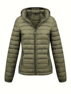 Women's Zip-Up Puffer Jacket