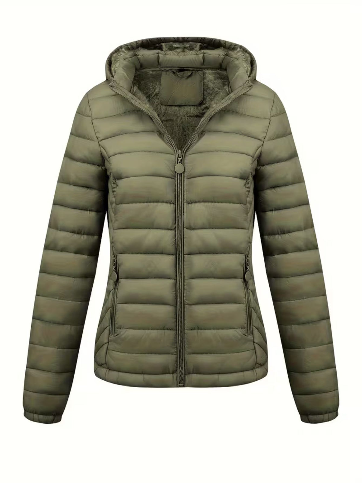 Women's Zip-Up Puffer Jacket