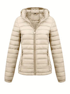 Women's Zip-Up Puffer Jacket