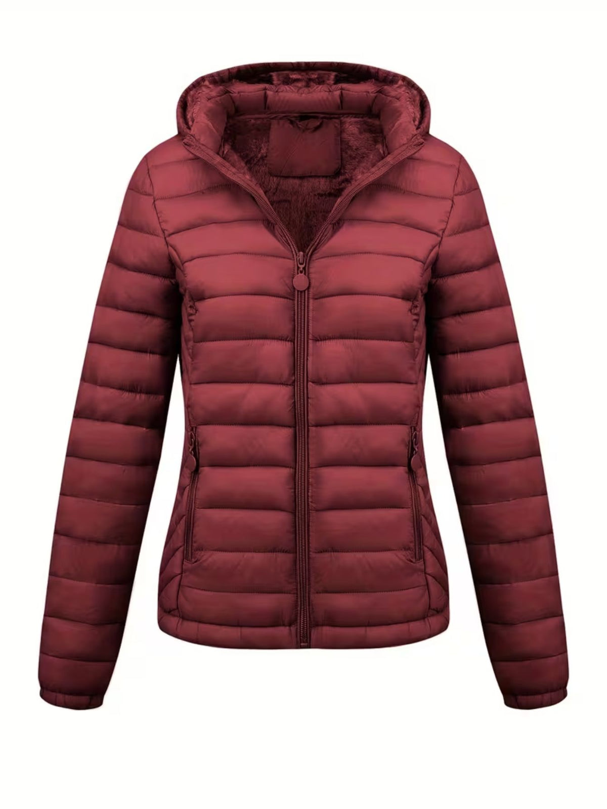 Women's Zip-Up Puffer Jacket